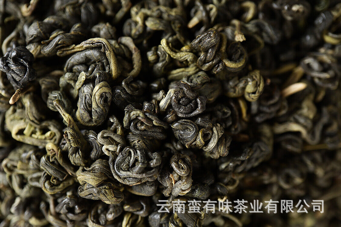 HelloYoung 500g bag Yunnan Yunnan Green Tea Puerh Tea Bi Luo Chun One bud and two leaves