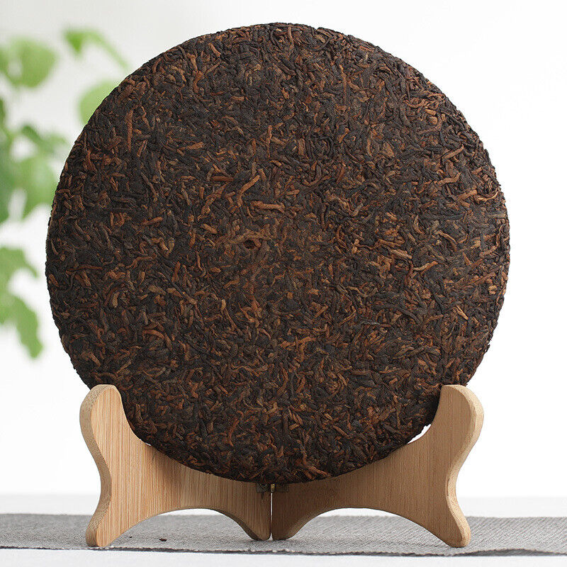 HelloYoung 357g Yunnan Pu'er Tea Banzhang Ancient Rhyme Aged Ripe Cake Seven Seed Cake Tea