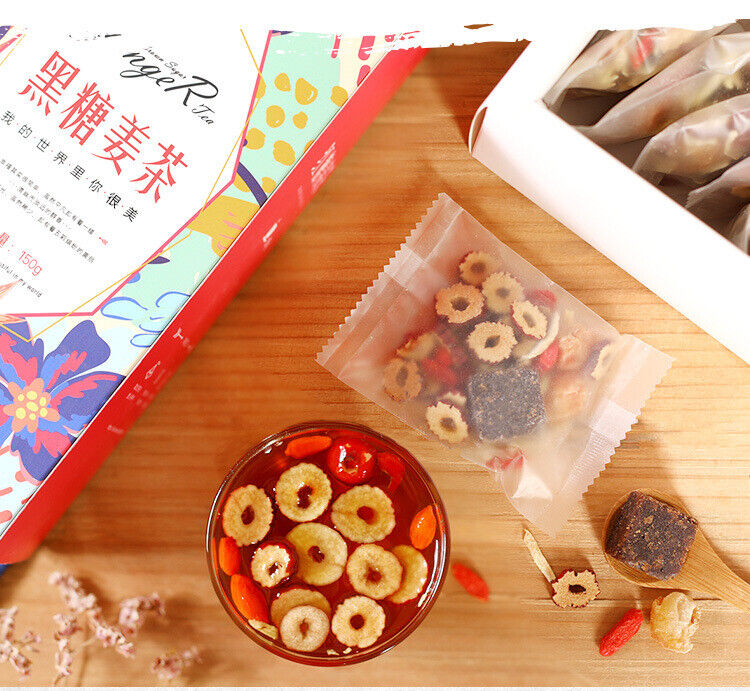 HelloYoung Brown Sugar Ginger Date Tea Flower Tea Combination Aunt Red Date Substitute Tea