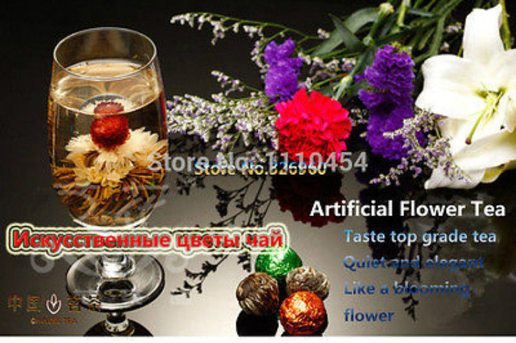 HelloYoung16 Kinds of Blooming Flower Tea Herbal Tea Great Fragrant Green Tea Handmade Secondary image