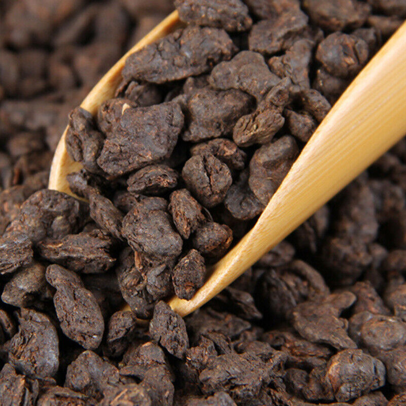 500g/1.1LB Tin Tea  Natural Pu-erh Tea Ripe Glutinous Fragrance Fossilize Tea