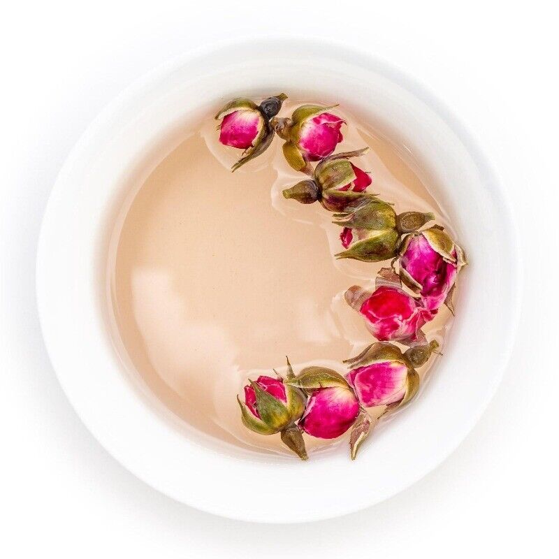 Yunnan Jin Bian Golden Edge Rose Buds Herbal Tea Tin 50/100g