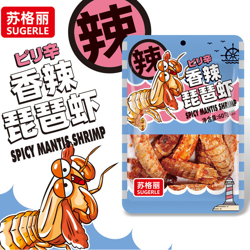 Spicy Pearl Crab Spicy Crab Small Sea Shrimp Seafood Instant Snacks