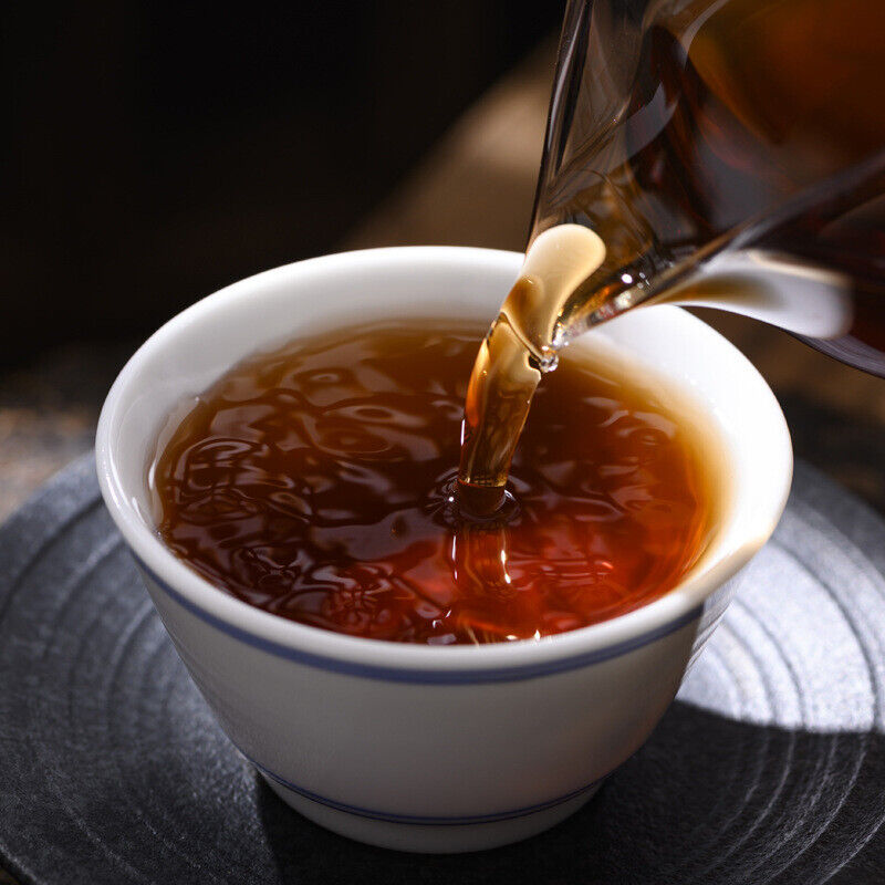 HelloYoung Banzhang Wuzhai Puerh Tea Ripe Tea Cake Old Banzhang Palace Grade 357g/12.59oz