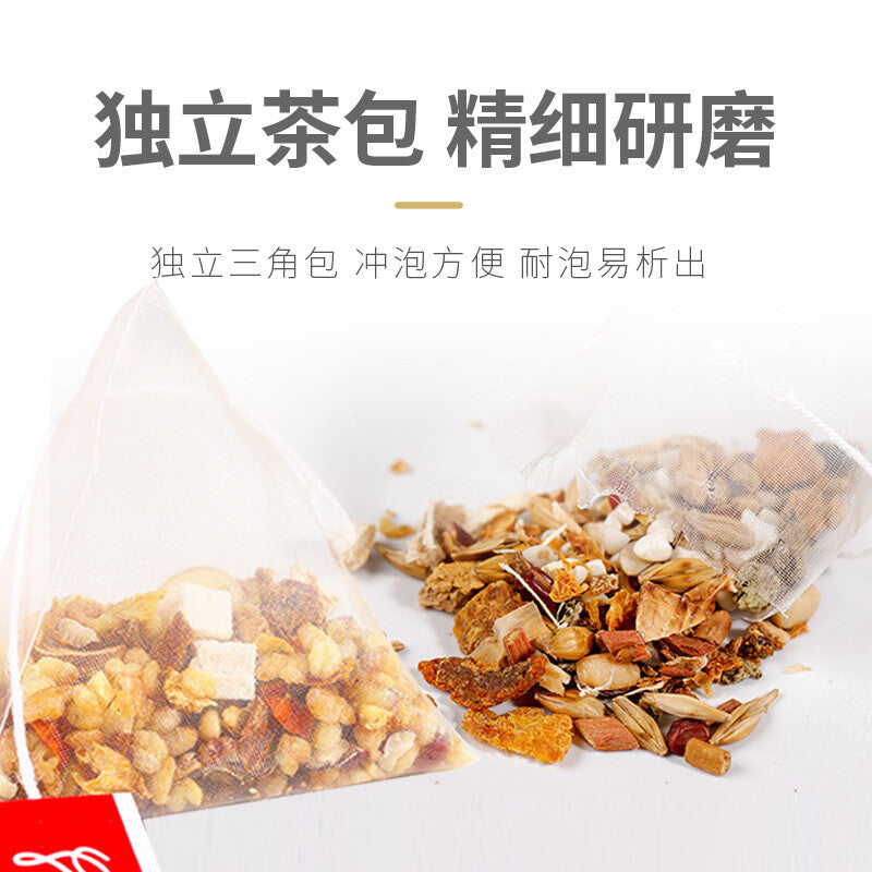 Triangle Bags Herbal Blend Coix Seed Buckwheat Ficus Hirta Poria Tea