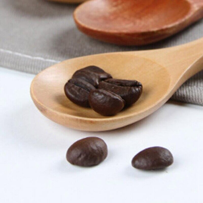 Spoon Small Wooden Spoon Tea Honey Coffee Scoop Sugar Spoon Scoop Kitchen Spoon