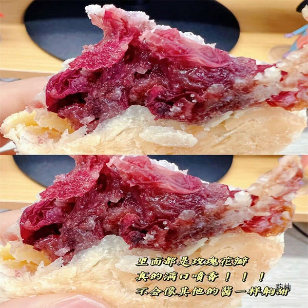 Low Sugar Rose Cake with Xylitol Healthy Snack Halal Yunnan Classic Pastry