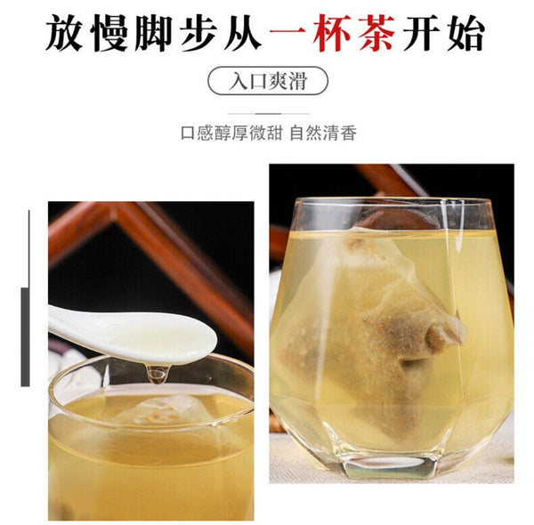 Chen Pi Four Herb Tea with Poria Yam Fox Nut Job’s Tears Lotus Seed Blend