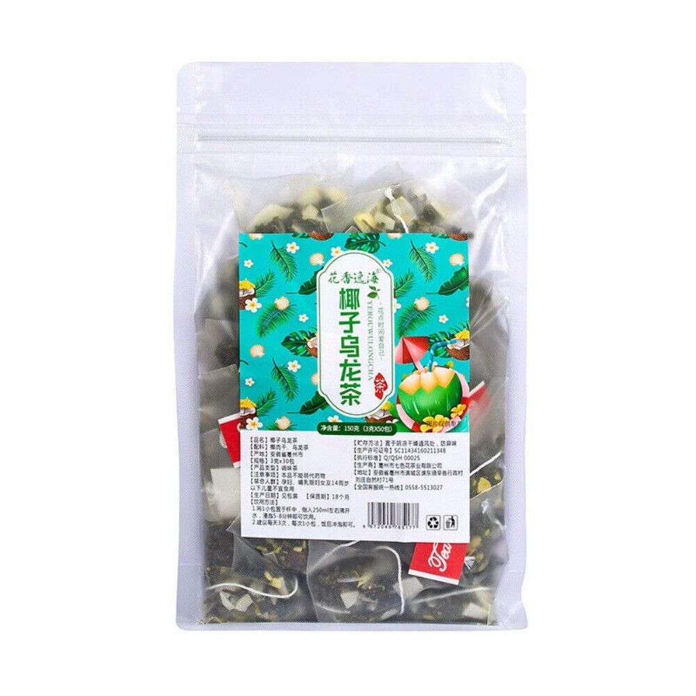 Coconut Oolong Tea Sachets Cold Brew Iced Tea Perfect for Hotels Cafes