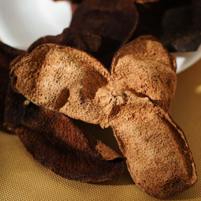 Aged Xinhui Dried Tangerine Peel Natural Herbal Tea in Sealed Jar