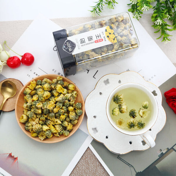 HelloYoung 45g/bottle Tongxiang First Harvest Fetal Chrysanthemum King Chrysanthemum Tea
