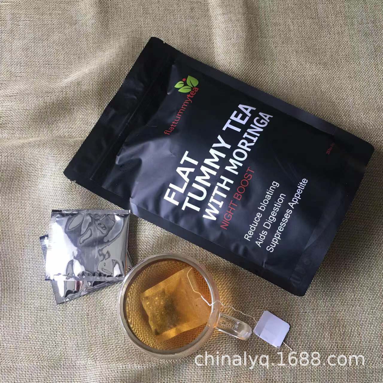 28 Days Flat Tummy Tea with Moringa Slimming Tea Moringa Tea