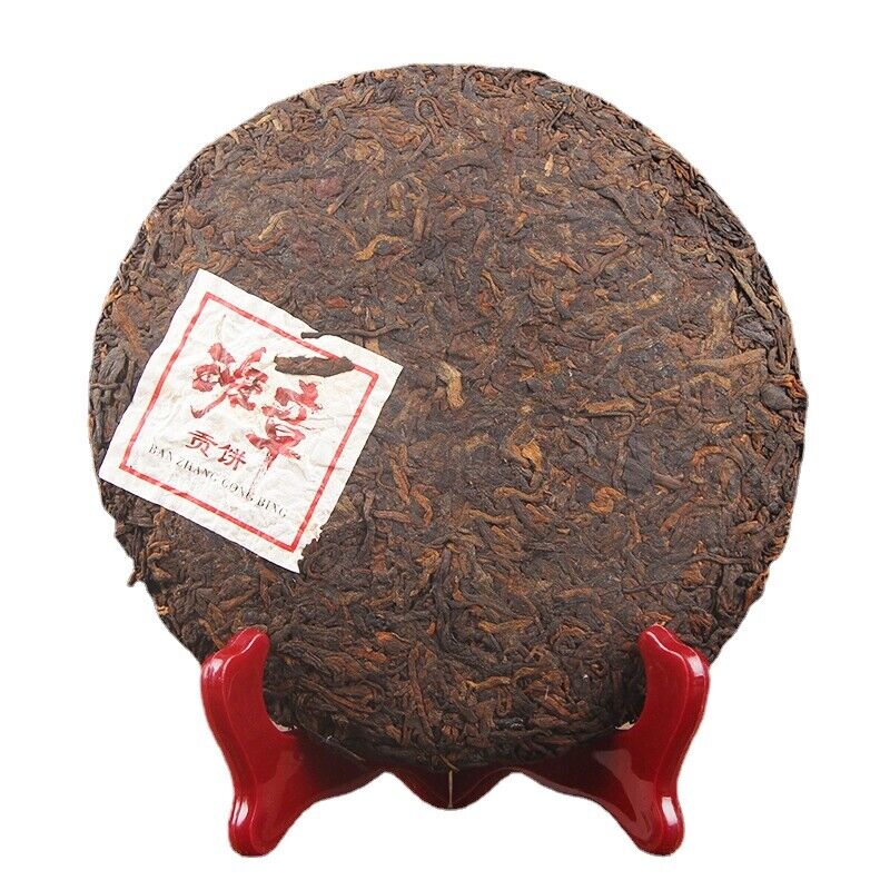 HelloYoung Puerh Ripe Tea Golden Bud Banzhang Puerh Tea Cake Ancient Ripe Tea 357g/12.59oz Main image