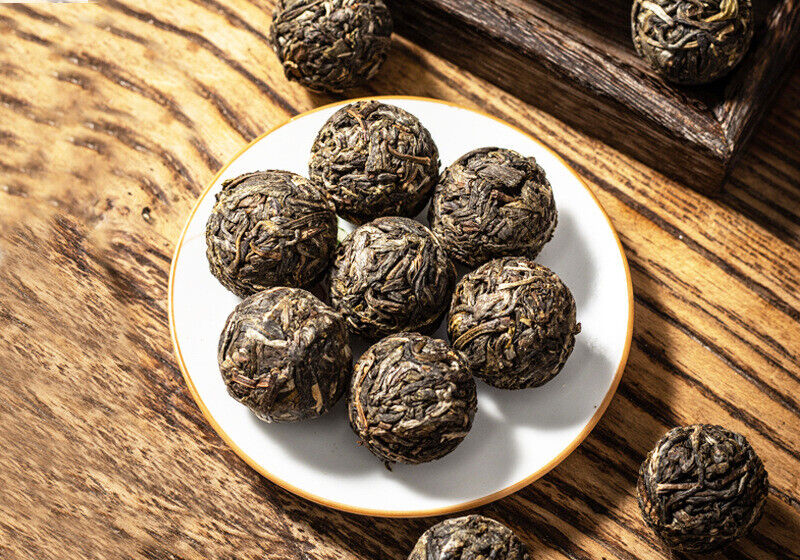 500g Yunnan Pu'er Raw Tea Dragon Pearl Tea Lincang Iceland Raw/ripe Pu'er Tea