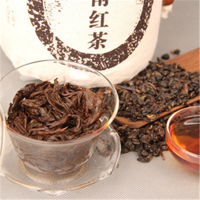 1000g Dianhong Tea Kunming Crested Early Spring Honey Rhyme Gold Fresh Black Tea Main image
