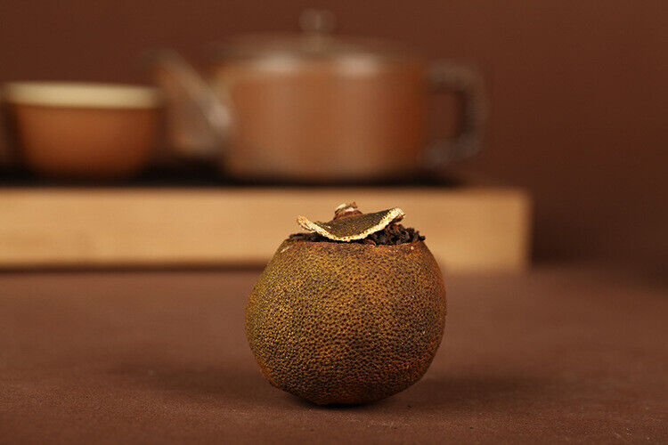 HelloYoung 500g Chen Pi Pu'er Ripe Tea Yunnan Tea Healthy Drink 500g大红柑 315橘普