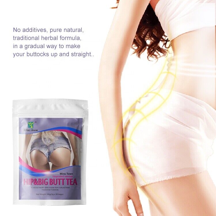 Big Butt Tea Natural Herbal Buttock Plump Tea muscle Enlargement Tea 3g*30