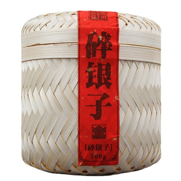 Tea Crushed Silver Tea Head Craft Tea 500g/1.1LB Natural Pu'er Tea Pu'er Ripe