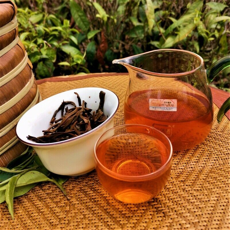HelloYoung Green Tea Organic Aged Old Tea Cake Original Gaoligong Mountain Pu'er Tea 357g Secondary image