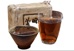 HelloYoung Pu'er tea cooked tea brick tea Icelandic ancient cooked tea brick 500g/1.1lb