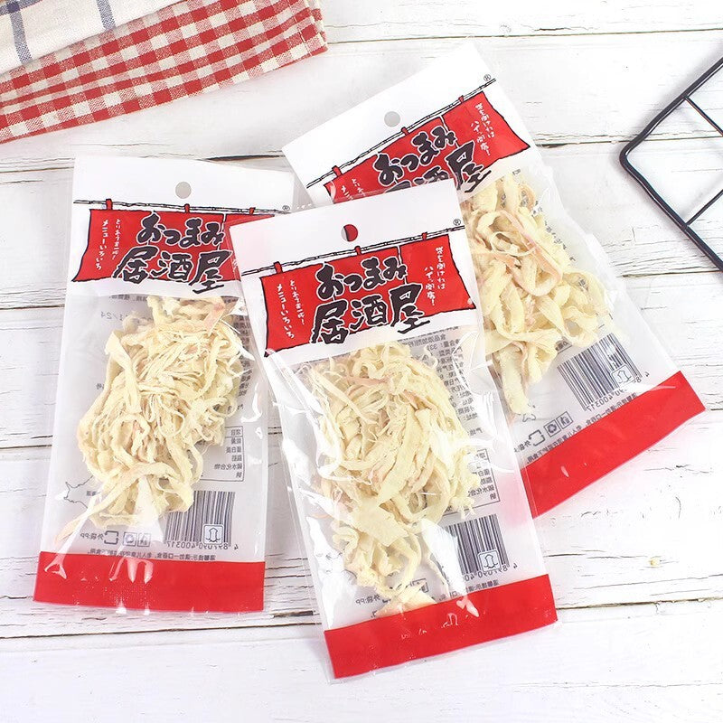 Spicy Ink Squid Snack Seafood Jerky Izakaya Instant Grilled Squid Shreds