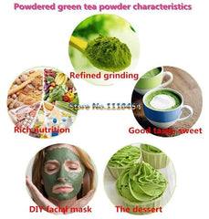 HelloYoung 100%Natural Organic Matcha Tea 150gHigh Quality Slimming Matcha Green Tea Powder