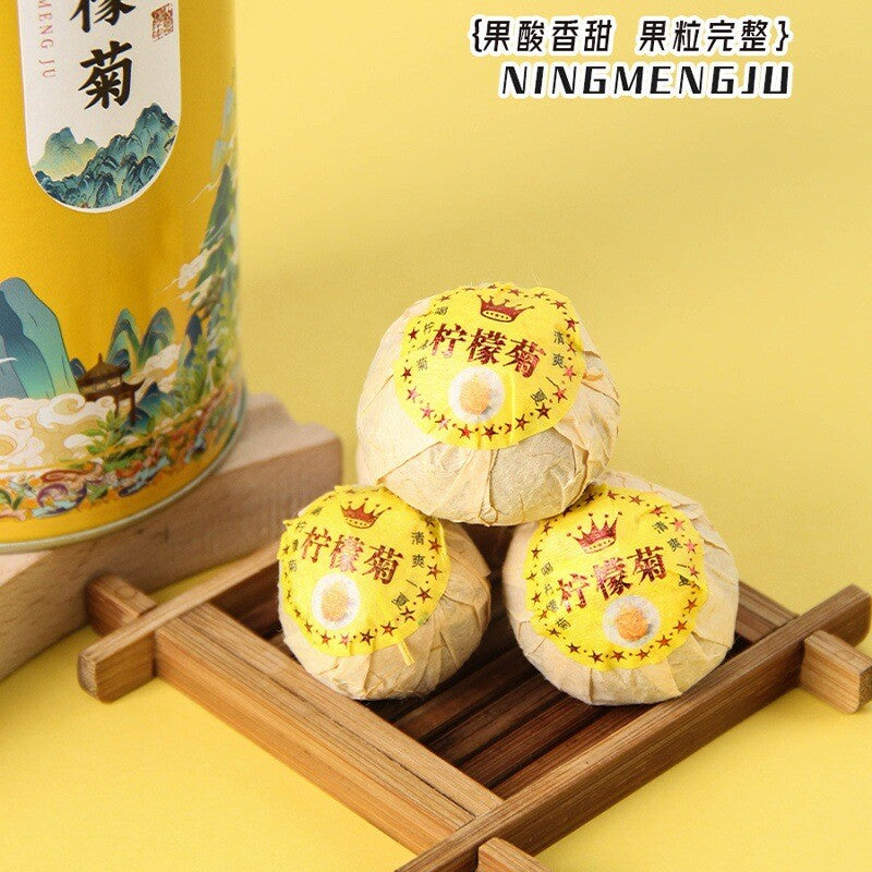 70g Aroma Natural Herbal Blend  Lemon Chrysanthemum Tea Fruit Tea with Lemon Secondary image
