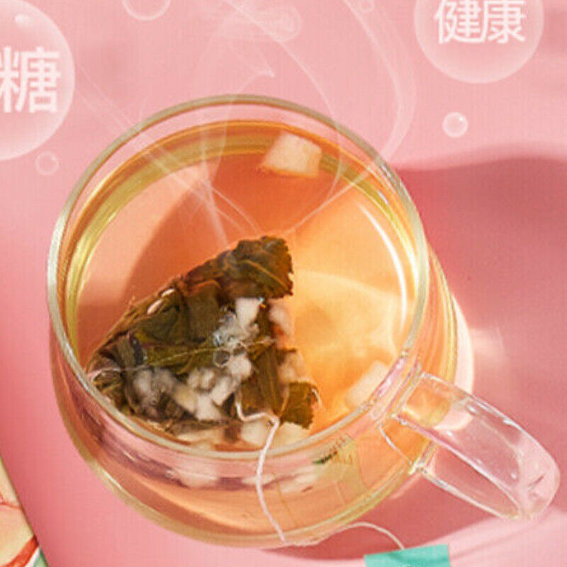 HelloYoung New Organic Peach Oolong Tea Fruit Tea Healthy Drink Hot Cold Brew Tea3g*15bags