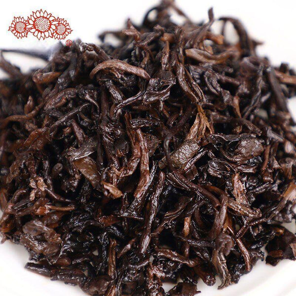 2021 Haiwan Pu-erh Tea Old Comrade Third-level bulk tea Ripe Pu'er Tea 500g