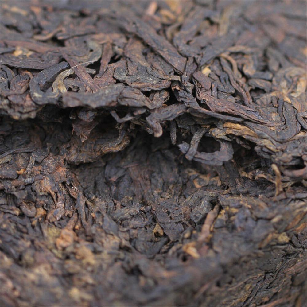 HelloYoungTea 500g Pu-erh Ripe Tea Brick Bamboo Tube Old Banzhang Ancient Tree Premium Loose Leaf