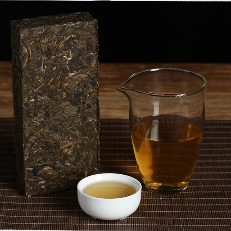 500g Premium Puerh Raw Tea Brick Golden Leaf Yunnan Pu-erh Tea Chinese Pu'er Tea 500克优质普洱生茶砖 金叶 云南普洱茶 中国普洱茶