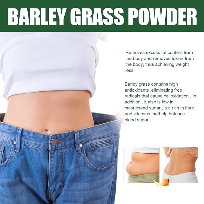 HelloYoung Barley grass official store Organic Barley Grass Powder original 250g Protein. Great for Juices, Smoothies, Shakes, Yogurts Secondary image