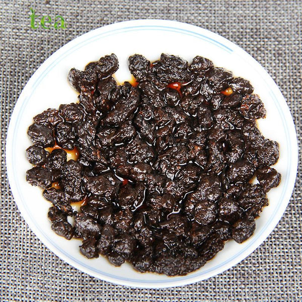 HelloYoungTea Fossil Puer Tea Sticky Ripe Puer Tea Yunnan Broken Silver Old Tea Head Loose Tea 500g Tea Leaves 茶化石普洱 糯香熟普洱 云南碎银子老茶头散茶 500克茶叶