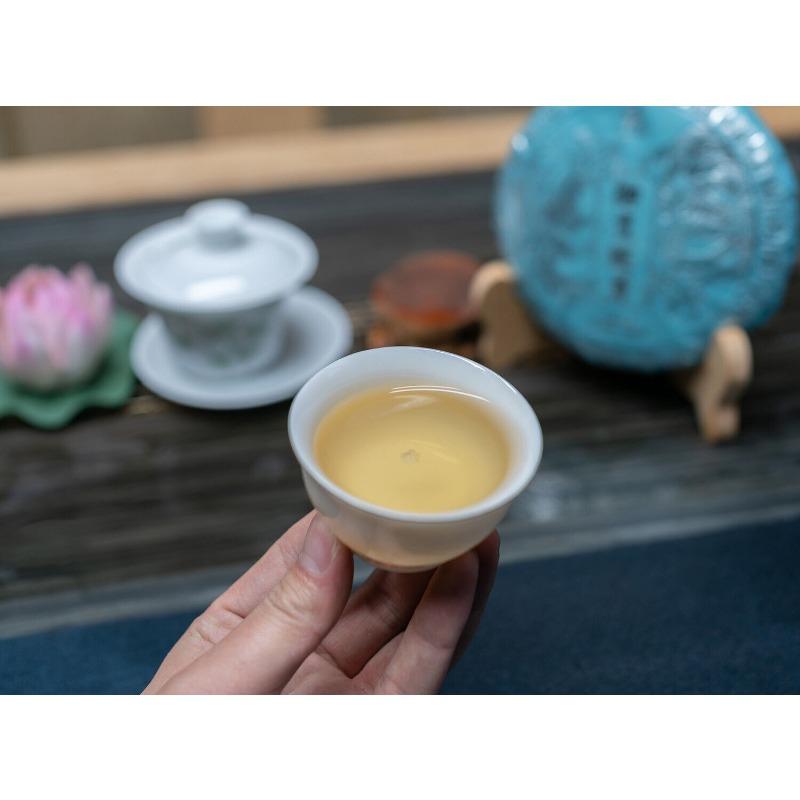 200g Yunnan Tea Cake White Hair Silver Needle TeaJinggu White Bud Silver Bud