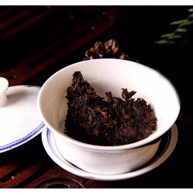 HelloYoungTea 2006 Ripe Pu-erh Heaven Earth Menghai Royal Golden Buds Old Arbor King Tea 357g