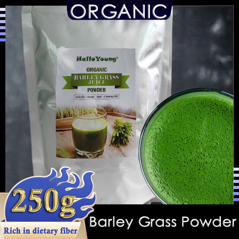 HelloYoung Barley Grass Powder Original 100% healthy Pure Organic Barley Weight Loss Barley Health Matcha Beverage Main image