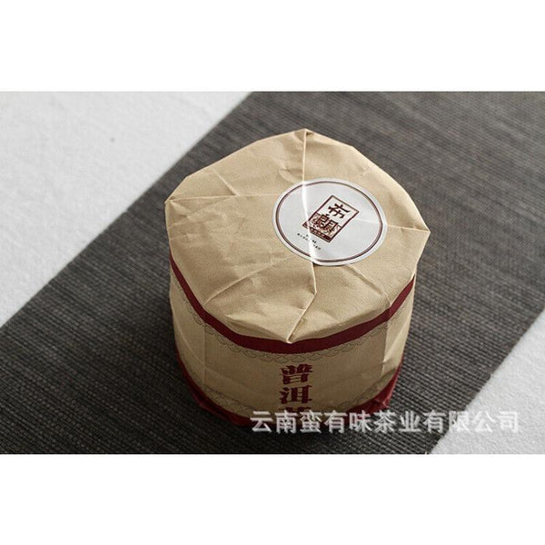 Yunnan Pu'er Tea 2021 Big Tree Old Tree Tea 100g Brown Ripe Cake (Chong)