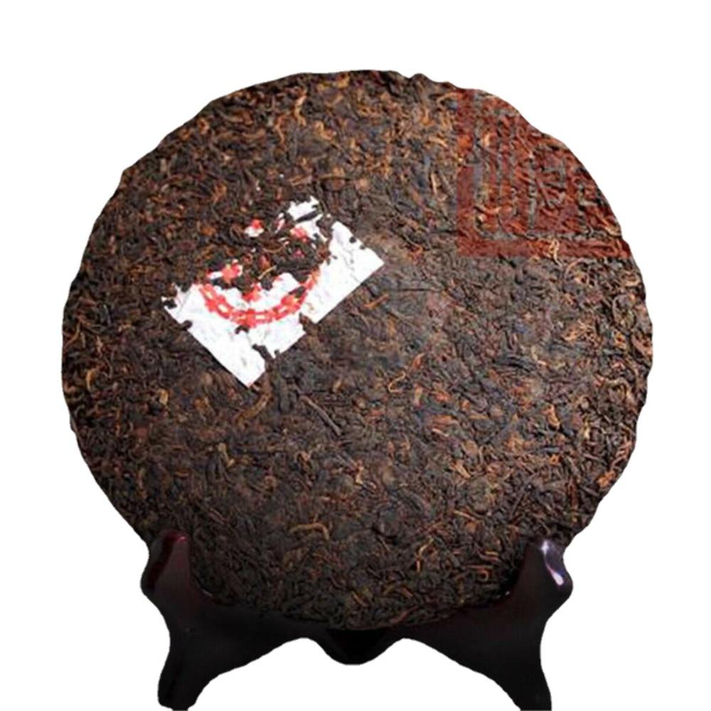HelloYoungTea Yunnan Pu Erh Tea Cake Ripe Black Tea Natural Organic Healthy Drink 357g