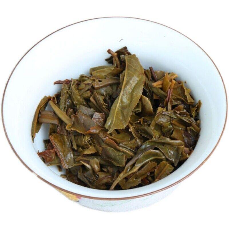HelloYoungTea 250g Yunnan Puerh Raw Tea Brick Meiziqing Pu-erh Tea Old Tree Pu'er Green Tea