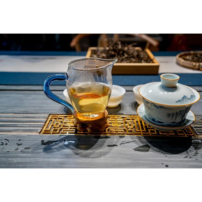 HelloYoungTea 500g Knowing Over Ancient Puerh Raw Tea Honey Scented Orchid Scented Green Tea