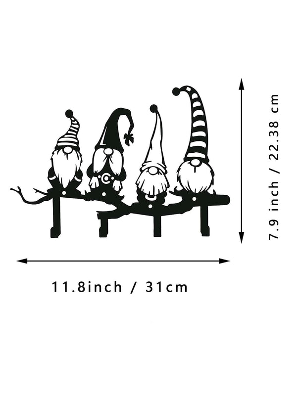 Yeti Dwarf decorative wrought iron hook 1PC