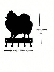 1pc Iron Wall Hook, Modern Dog Shaped Wall Mounted Hook For Home