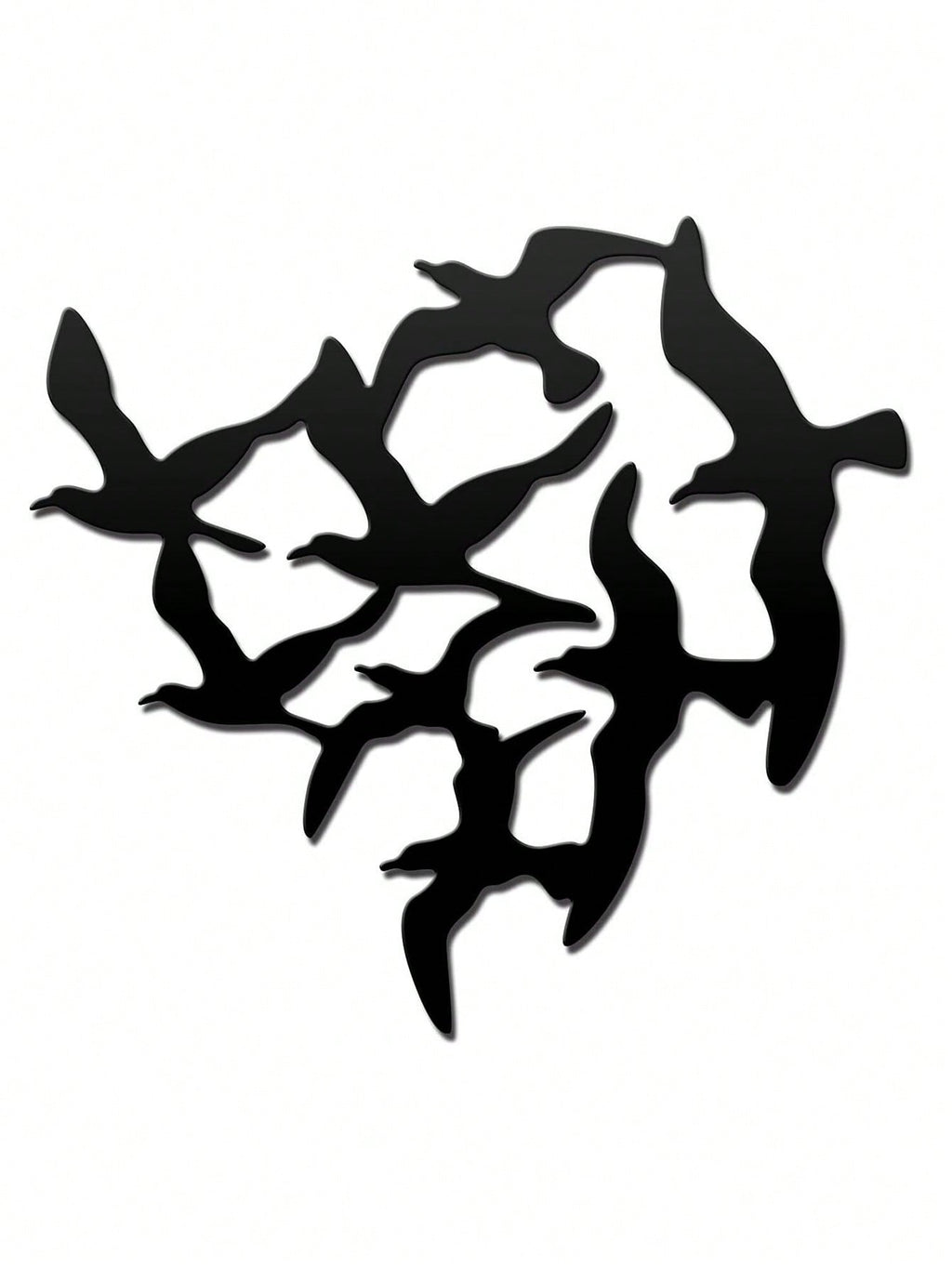 1pc Iron Wall Hanging, Modern Bird Shaped Hanging Decoration For Home