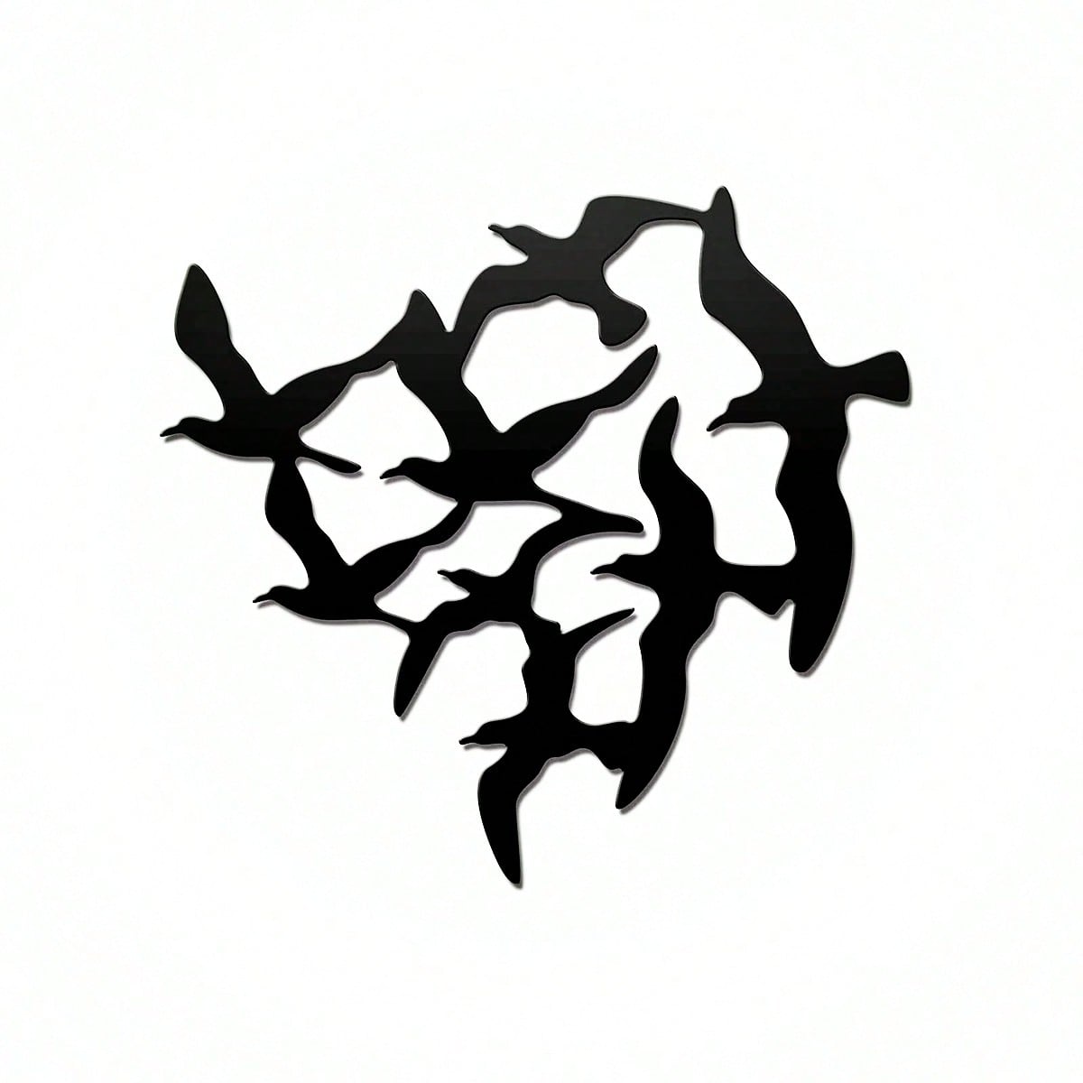1pc Iron Wall Hanging, Modern Bird Shaped Hanging Decoration For Home
