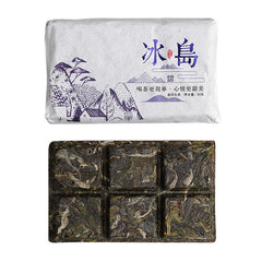 50g Organischer isländischer roher Puerh Tee gealtert Puer Mini Tee Brick