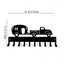 1 piece camper metal key rack hook, retro cartoon black car door hook, bathroom towel rack, home wall art decoration