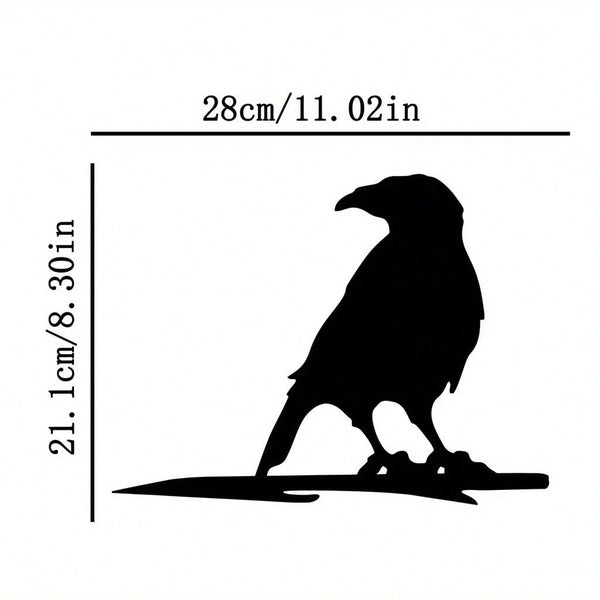 1 piece of bird perch steel silhouette metal wall decoration, suitable for home garden patio outdoor sculpture insertion decoration, is the perfect choice for birthdays, house warming, garden art decoration.