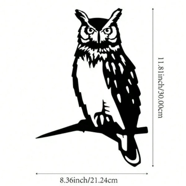 1 piece of bird perch steel silhouette metal wall decoration, suitable for home garden patio outdoor sculpture insertion decoration, is the perfect choice for birthdays, house warming, garden art decoration.