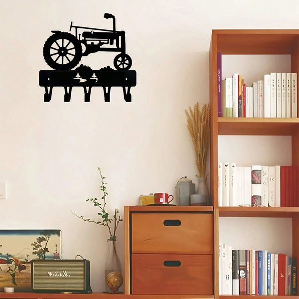 1 metal car/truck/bicycle wall hook decoration, wall-mounted key holder, suitable for family living room bedroom wall hanging decorative hook