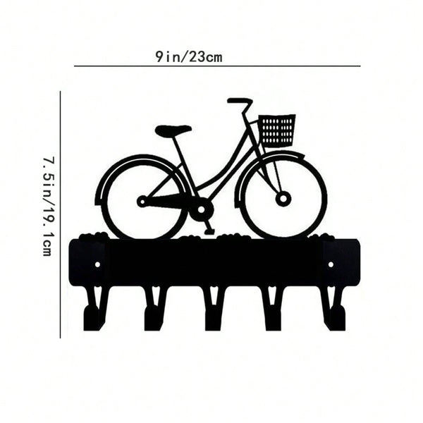 1 metal car/truck/bicycle wall hook decoration, wall-mounted key holder, suitable for family living room bedroom wall hanging decorative hook